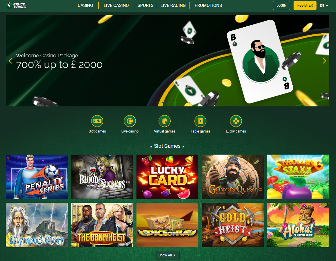 Exploring the World of Online Casino Bruce Pokies